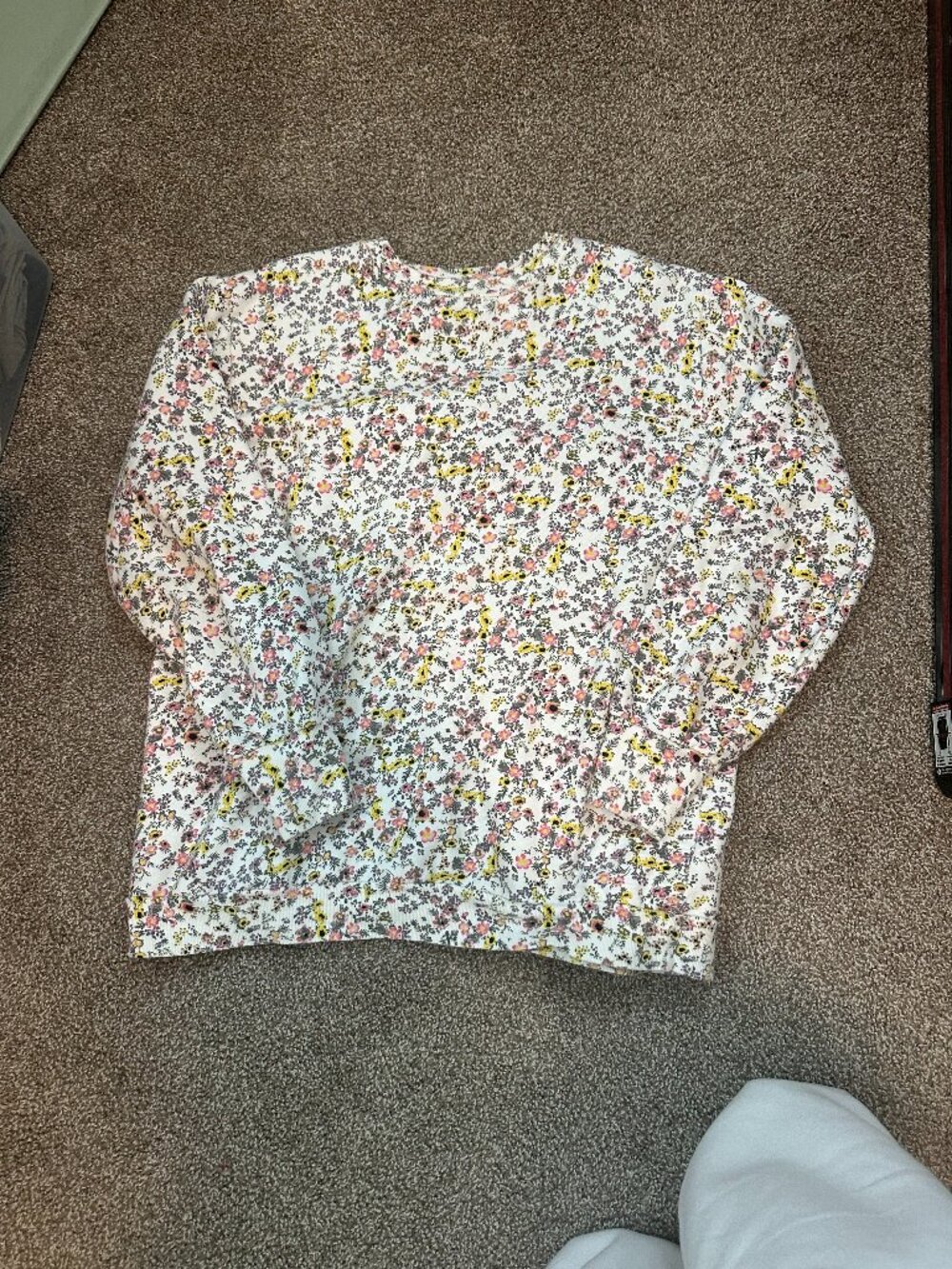 AFRM Floral Print Sweatshirt Size Medium